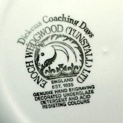 Enoch Wedgwood Dickens Coaching Days China Dinner Plate