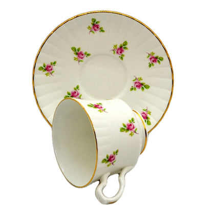 Royal Stafford Rosebud 1970's Floral China Tea Cups