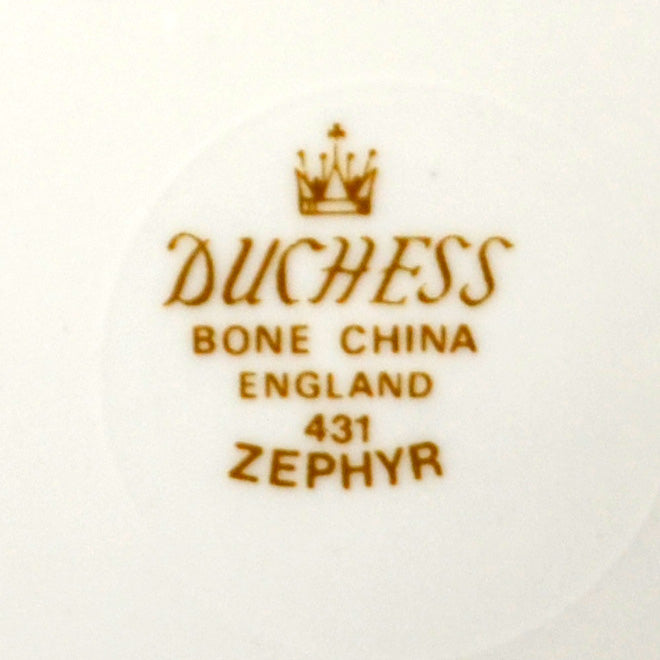 Duchess China 431 Zephyr Pattern Teacup & Saucer