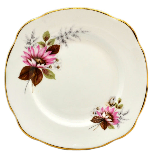 A T Finney & Sons Duchess China Pink Daisy Side Plate