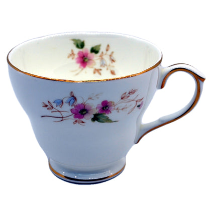 English vintage bone china Glen tea cup pattern