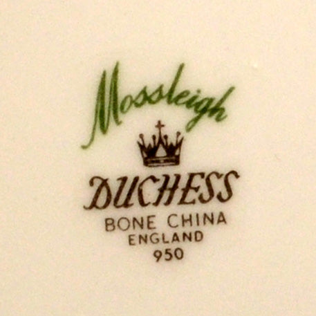 Duchess China Mossleigh Teacup Mark