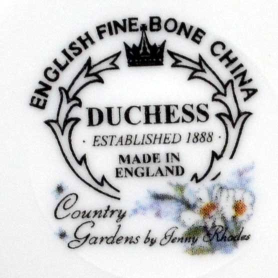 Duchess China Country Gardens Plate by Jenny Rhodes