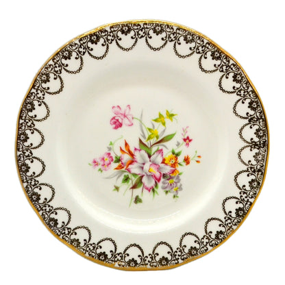 Vintage 1940 Duchess Floral China Side Plate