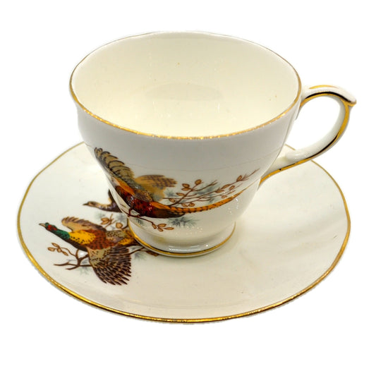 Duchess China Pheasant Pattern Teacup and Saucer