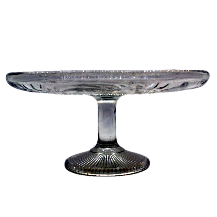 4 inch tall glass cake stand