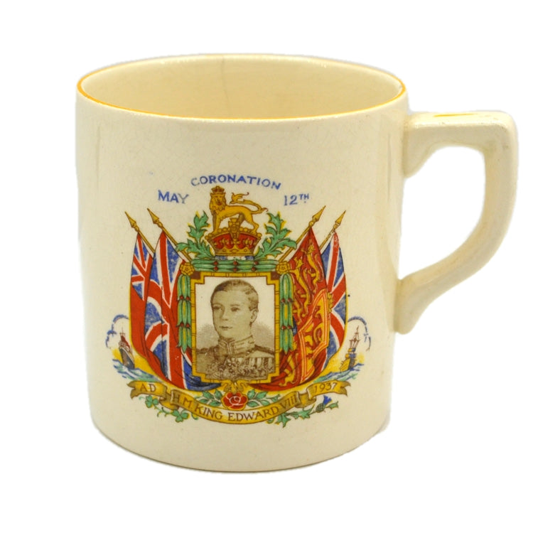 Cartwright & Edwards China 1937 Edward VIII Coronation Mug