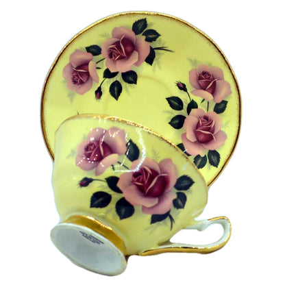 Elizabethan Floral China open bowl tea cup and saucer set