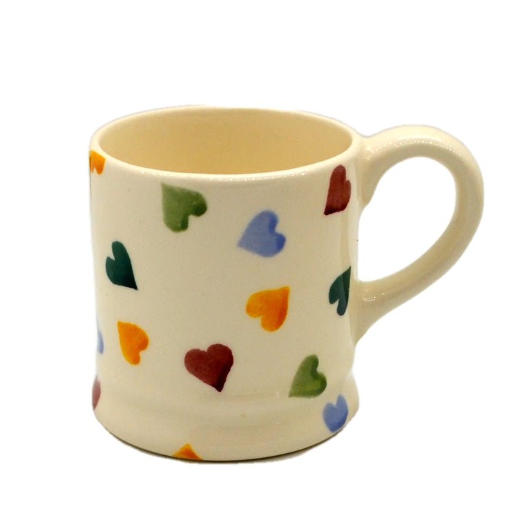 Emma Bridgwater Demitasse Coffee Can Polka Hearts