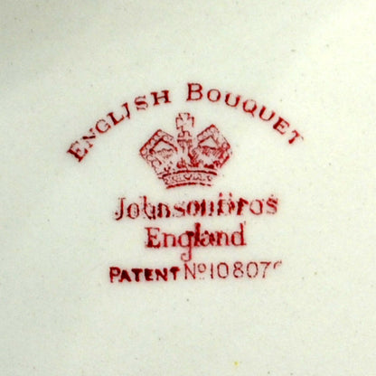 Johnson Brothers English Bouquet Floral China Dinner Plate