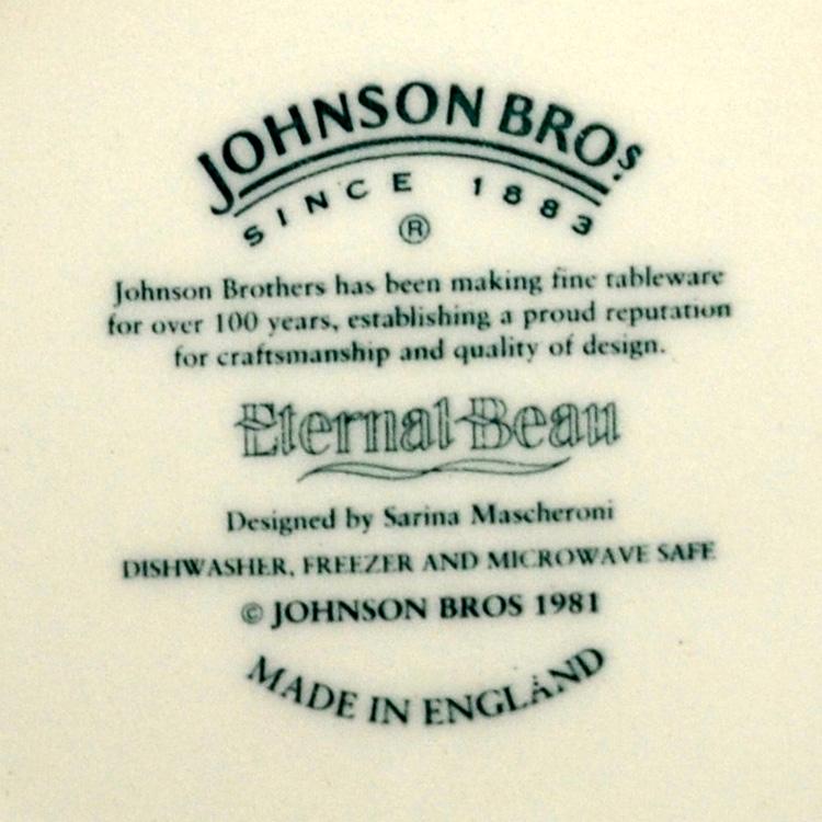 Johnson Brothers China Eternal Beau china mark