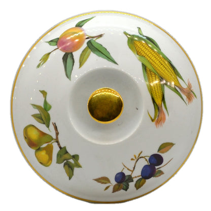 Royal Worcester China Evesham Gold Large Casserole Lid