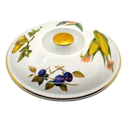 Royal Worcester China Evesham Gold Large Casserole Lid