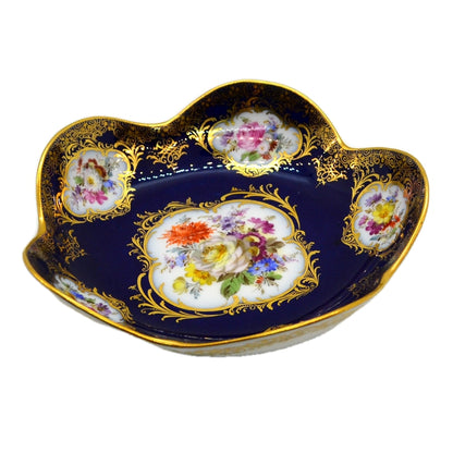 Meissen Porcelain Floral China Pickles Dish