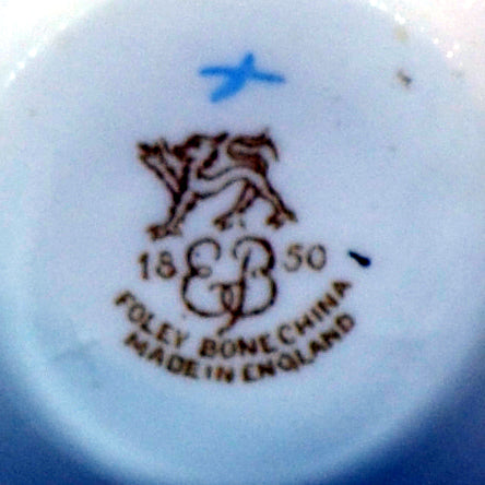 EB 1850 Foley bone china factory mark 1948-1963