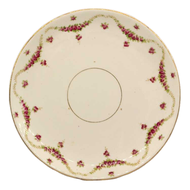 Foley china antique floral china cake plate