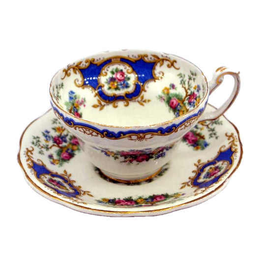 Foley China Broadway pattern tea cup and saucer