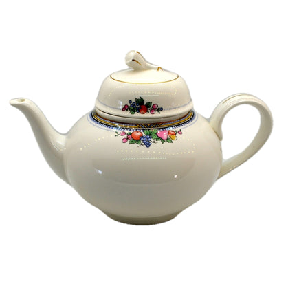 Royal Bone China Fruit Basket Teapot