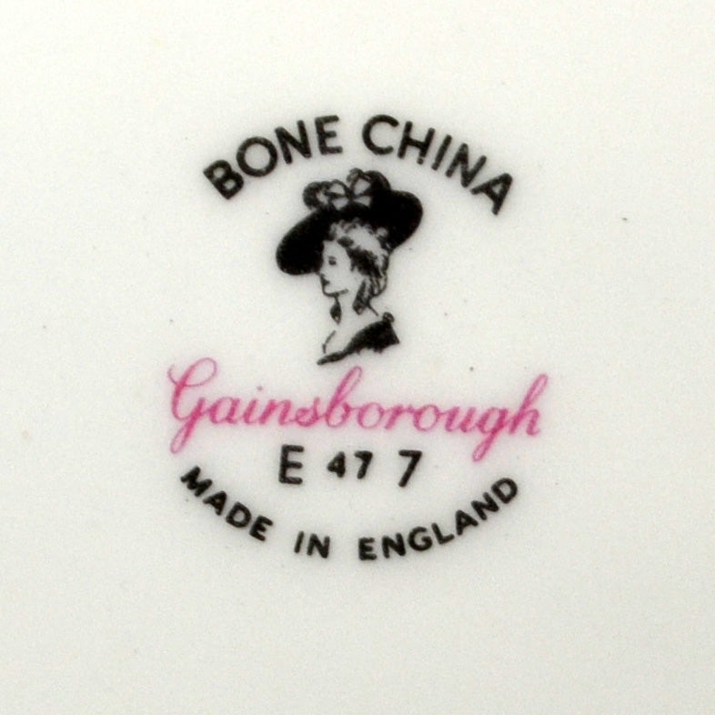Vintage Gainsborough Bone China Winter Scene Plate