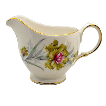 Gainsborough Carnation Floral China Milk Jug