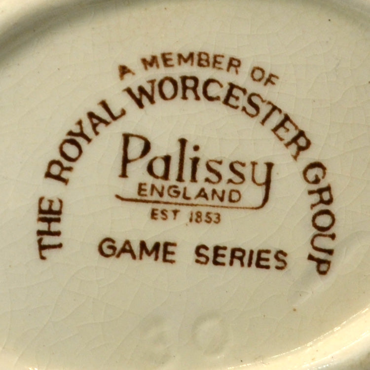 Royal Worcester Palissy China game series woodcock and quail milk jug