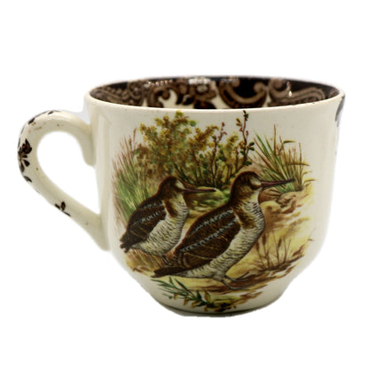 Royal Worcester Palissy China Game Series Pheasant Teacup