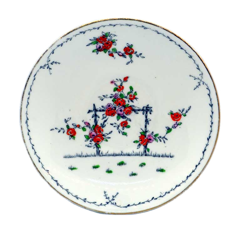 Gladstone floral china saucers