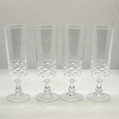 Vintage Set of 4 Champagne Glasses