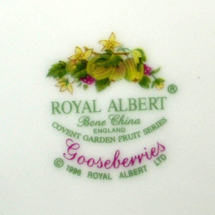 Royal Albert China Gooseberries mark