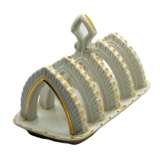 antique china toast rack