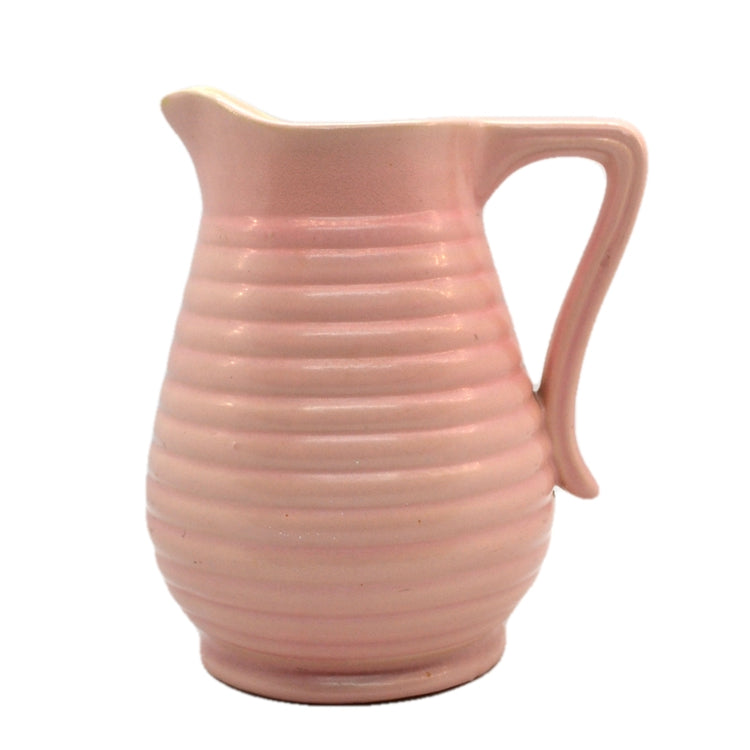 Vintage Govancroft pink ribbed jug