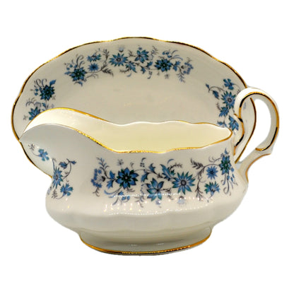 Colclough Braganza 8454 China Gravy Boat and Saucer