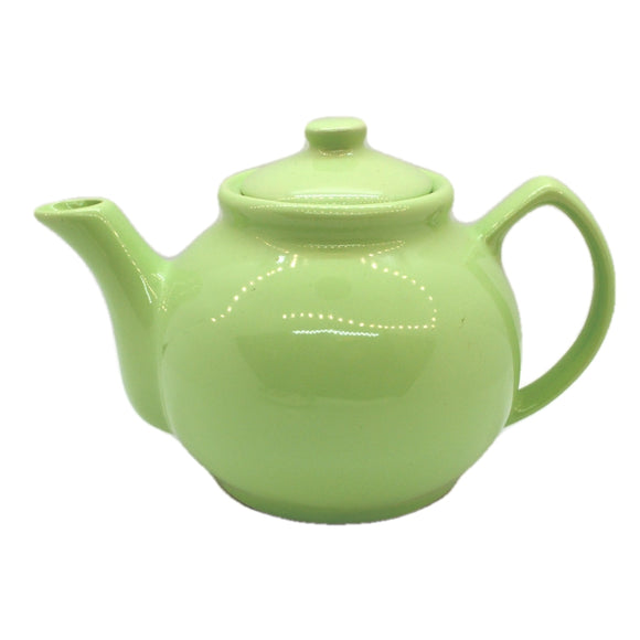 C & M Sage Green China 1.5Pint Teapot Vintage Farmhouse Antiques