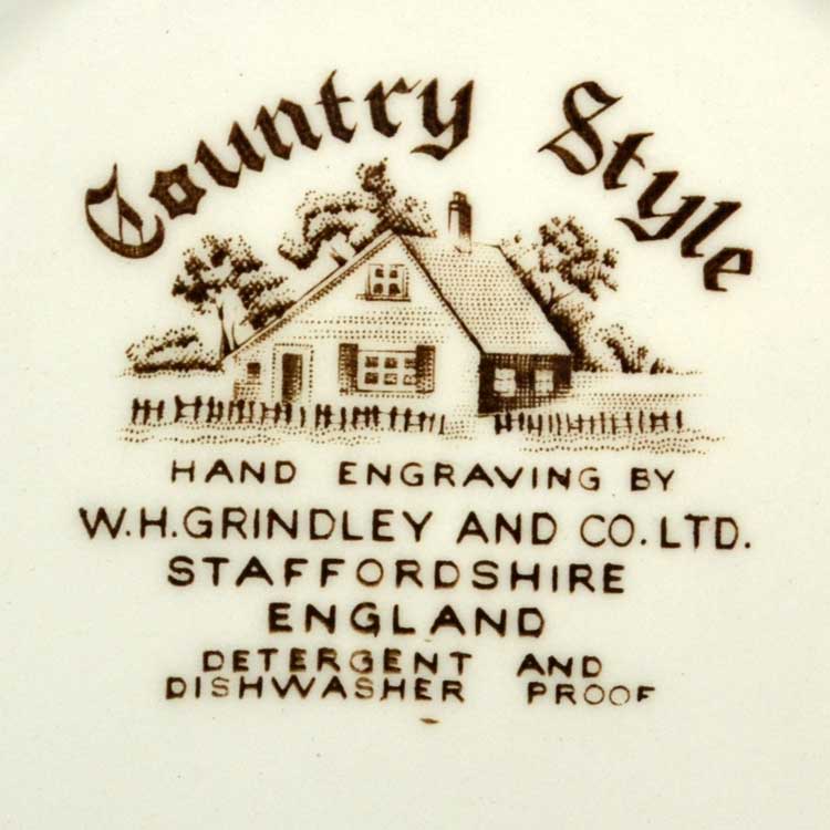 country style grindley china mark
