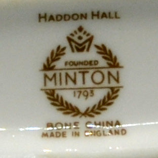 Minton China Haddon Hall Small Bud Vase