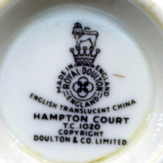 Royal Doulton china mark hampton court china