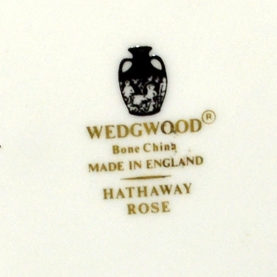 Wedgwood China Hathaway Rose mark