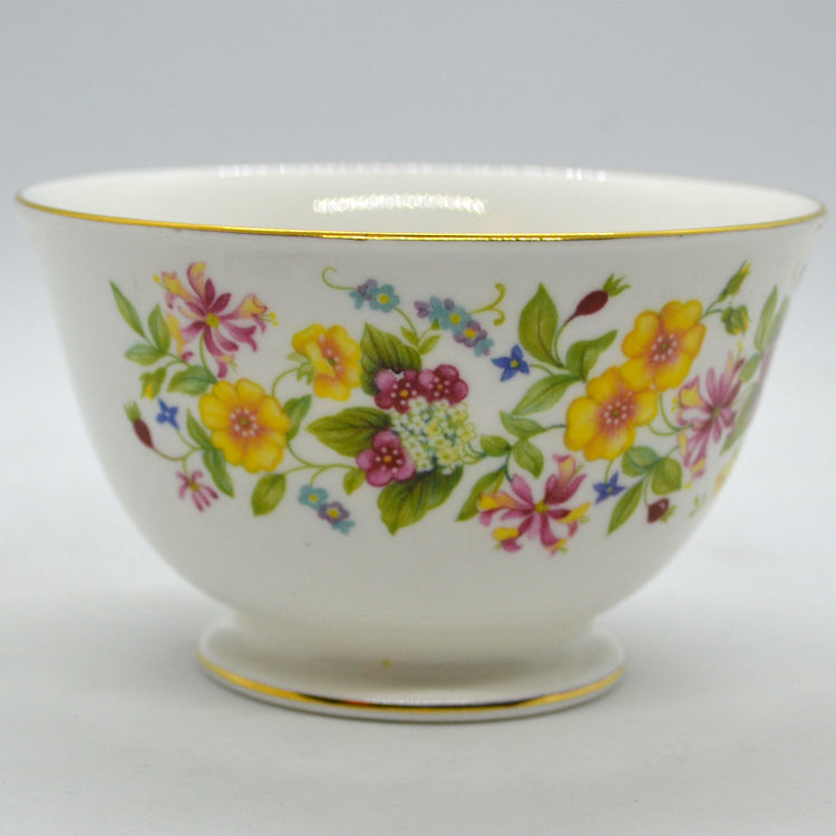 vintage colclough china sugar bowl