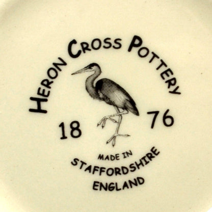 Heron Cross Pottery Floral China Marks