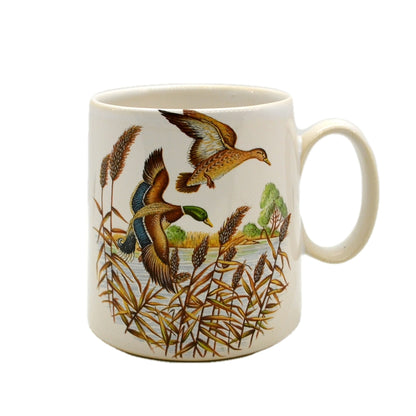 Vintage Holkham Studio Pottery Mallard Duck Mug