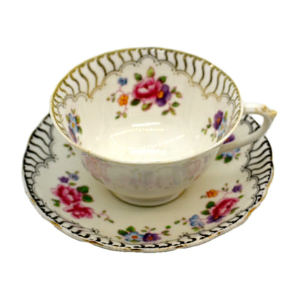 Antique R H & S L Plant Tuscan China Teacup 7315