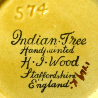 H J Wood Indian Tree China Vase