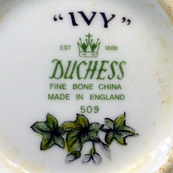 ivy china mark duchess bone china