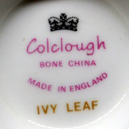 Colclough china ivy leaf marks