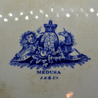 John Ridgway & Co Medusa China Grand Platter 1841-1855