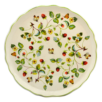 James Kent Old Foley Wild Strawberry & Butterfly Platter