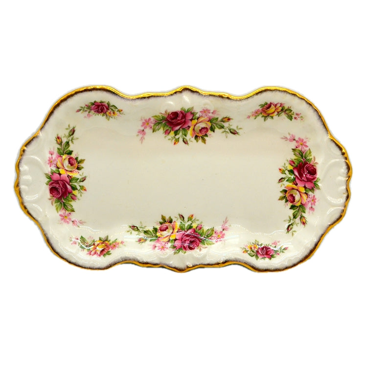 James Kent Old Foley Garland Rose China Tray Plate