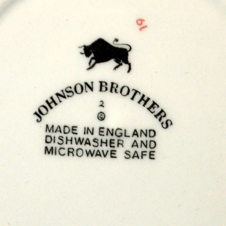 Vintage Johnson Brothers China Eternal Beau Demitasse Saucer