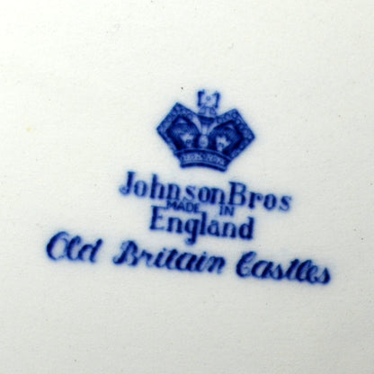 Johnson Bros China Blue and White Dudley Castle Platter