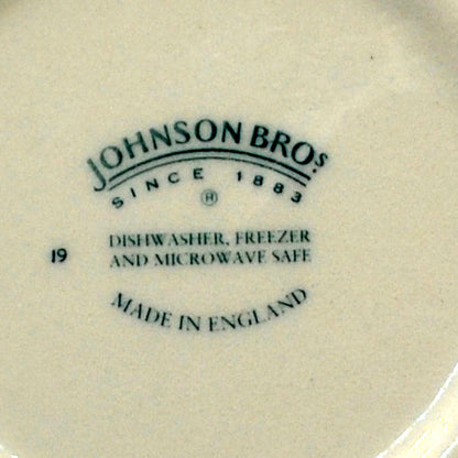 Johnson Bros Willow China Dessert Bowl Blue and White China